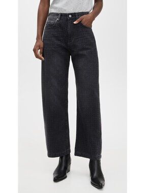 NWT Adriano Goldschmied AG Hattie in Star Light High Rise Barrel Leg Jeans 28
